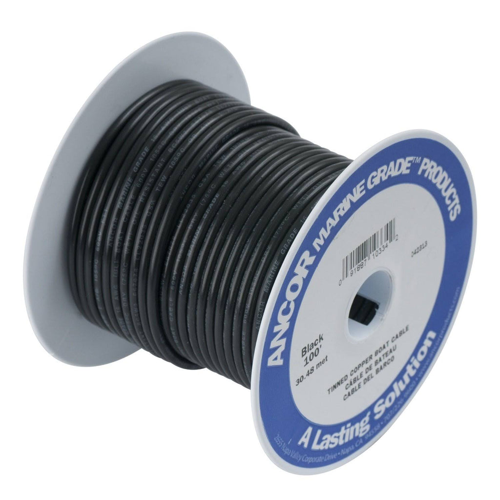 Black 4 AWG Tinned Copper Battery Cable V86478