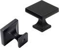 Matte Black Square Cabinet Knobs Pack of 30 W802966