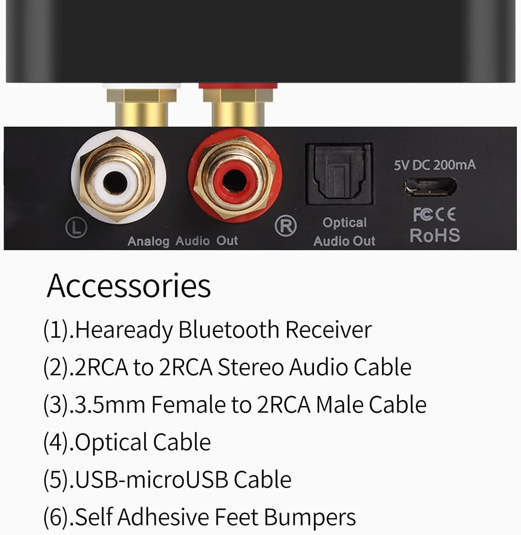 Bluetooth 5.0 Music Receiver with aptX HD Z6375