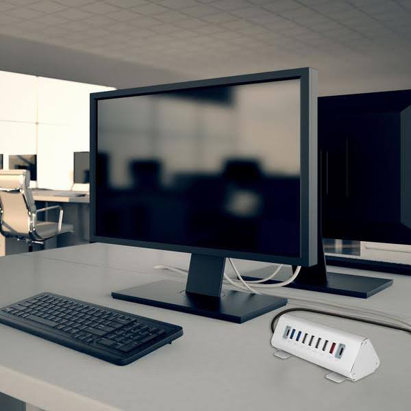 USB-C to 9 Port USB-A / USB-C Hub & Charger P263