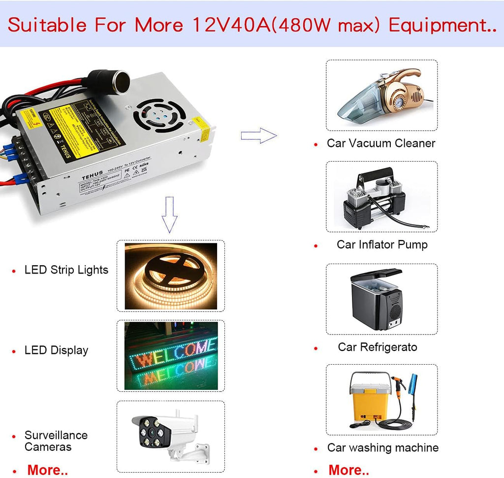 110V/220V to DC 12V 20A 240W Switching Power Supply J111796