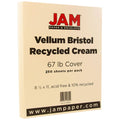 Cream 67 lb Vellum Bristol Cardstock 8.5 x 11 D59977