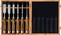 6-Pieces Wood Chisel Set with Walnut Handle C369