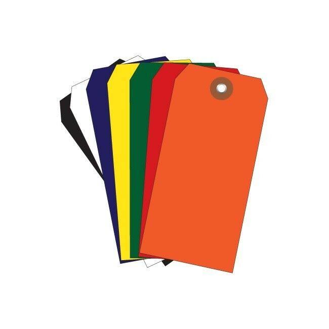 Yellow Plastic Shipping Tags, 100/Case A85879