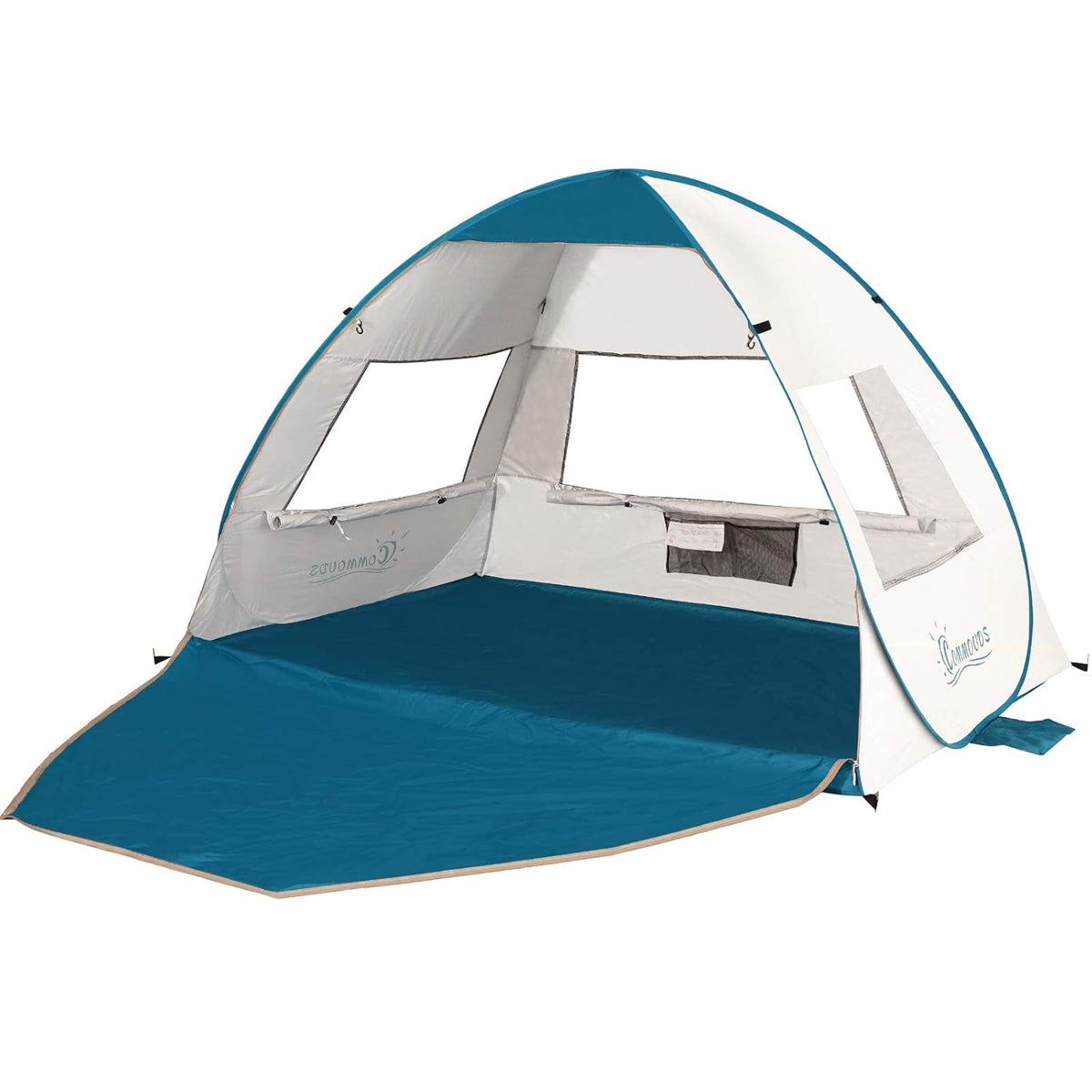 Large Pop Up Beach Tent 3-4 Person Anti-UV R963818