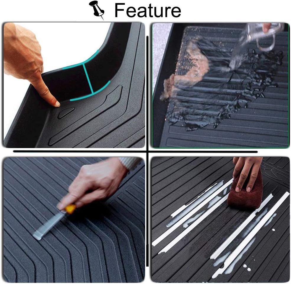 Cargo Liner Rear Cargo Tray Trunk Floor Mat Waterproof Protector C53585