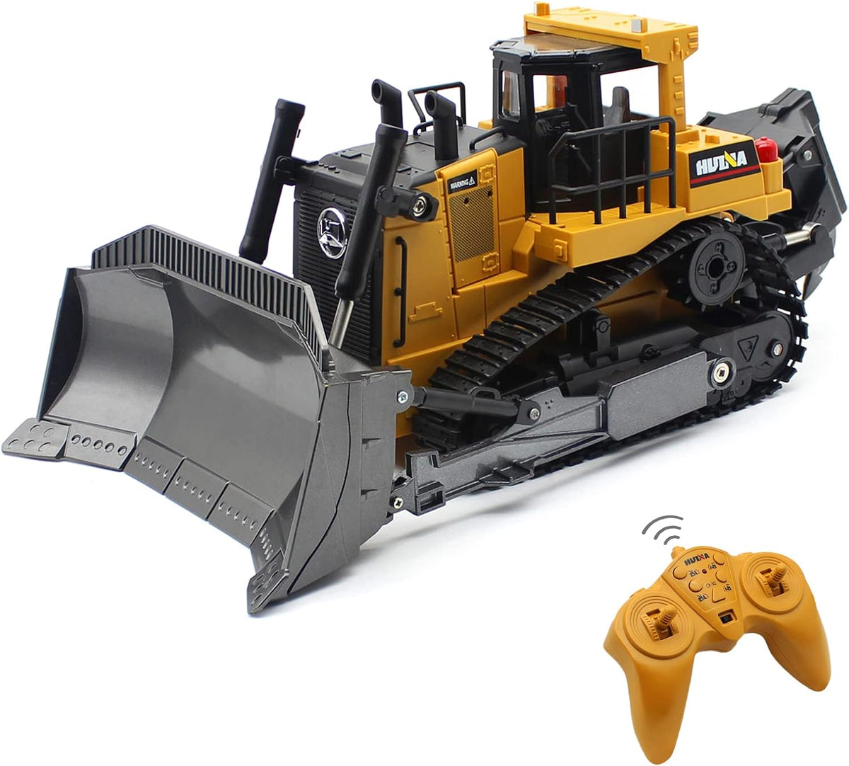 1/16 Scale 9 Channel RC Bulldozer Construction Toy Vehicle with Light and Sound A22492