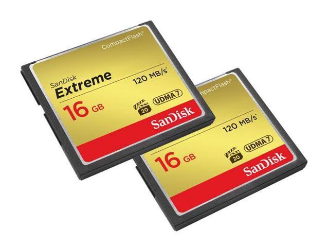 2 Pack 16 GB CompactFlash Memory Card W69270