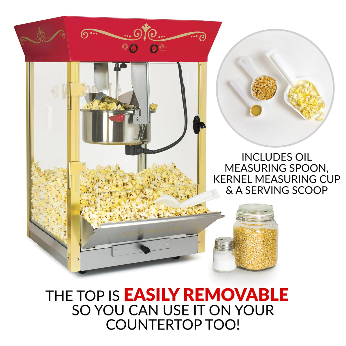 10-Ounce Popcorn & Concession Cart J29142
