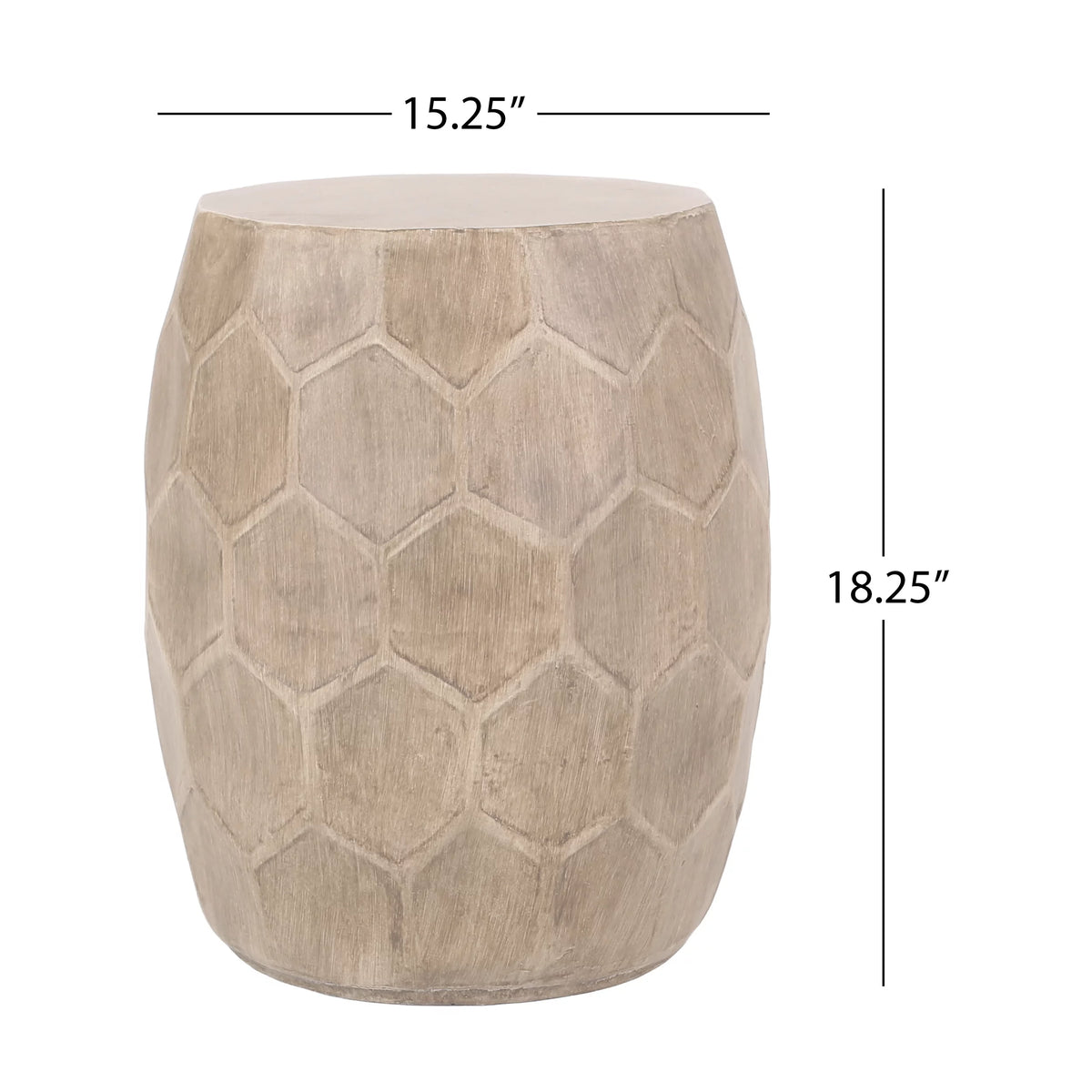Lightweight Concrete Outdoor Side Table A5019