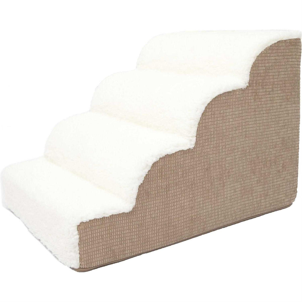 High Density Foam Scalloped Sherpa Top 4 Steps K342046