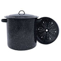 Black 15.5-Quart Steamer Insert Pot Y529
