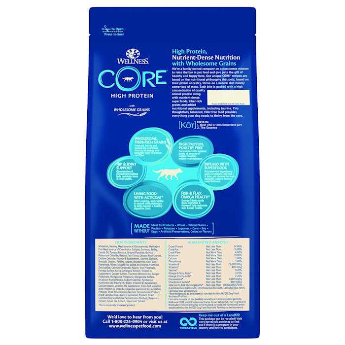 High Protein Wholesome Grains Dry Dog Food C119099