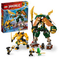 Building Toy Set with 2 Battle Mechs and 5 Minifigures U624