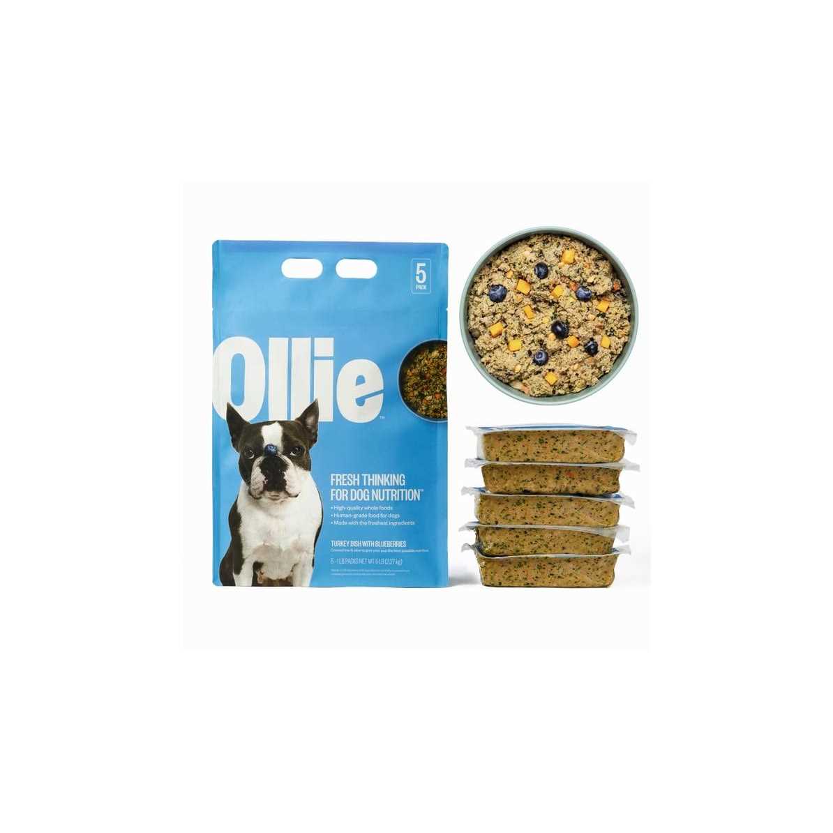 Turkey Dish with Blueberries Frozen Dog Food Q761773