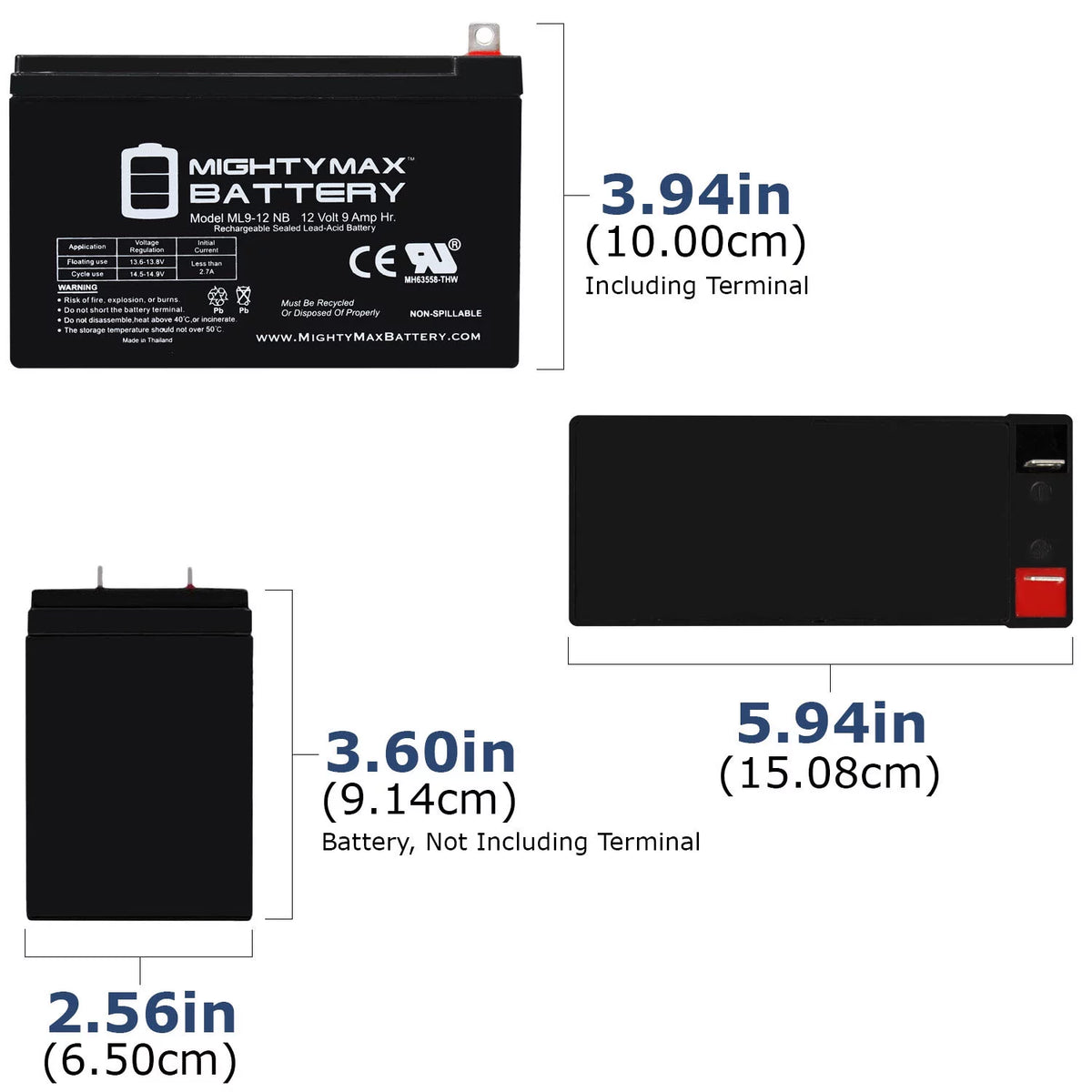 12V 9AH Battery X286506