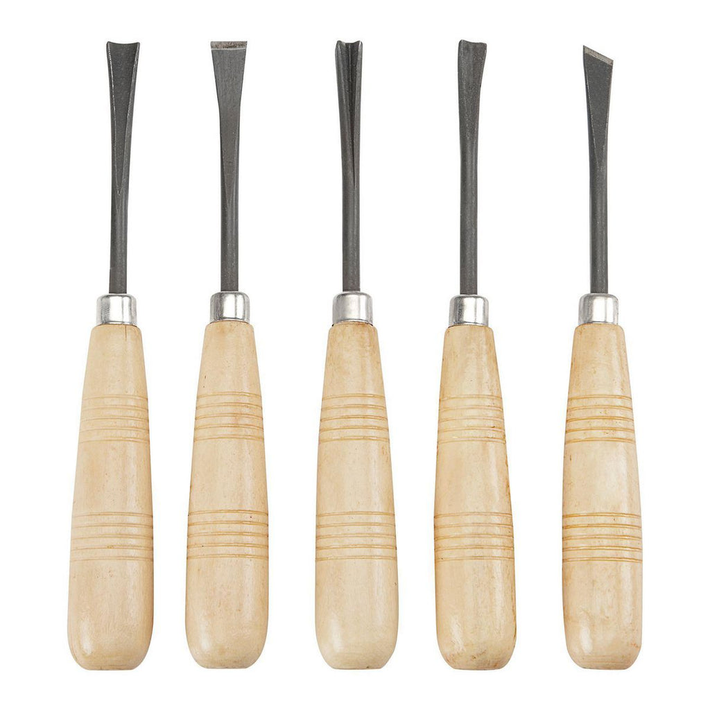 Woodcarving Chisel Set, 5 Piece V1826
