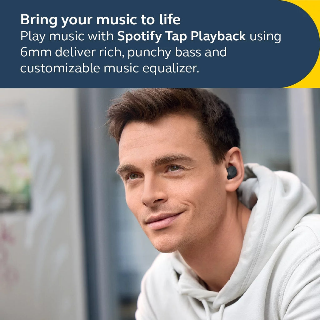 True Wireless Earbuds Noise Isolating Dark Grey M9947