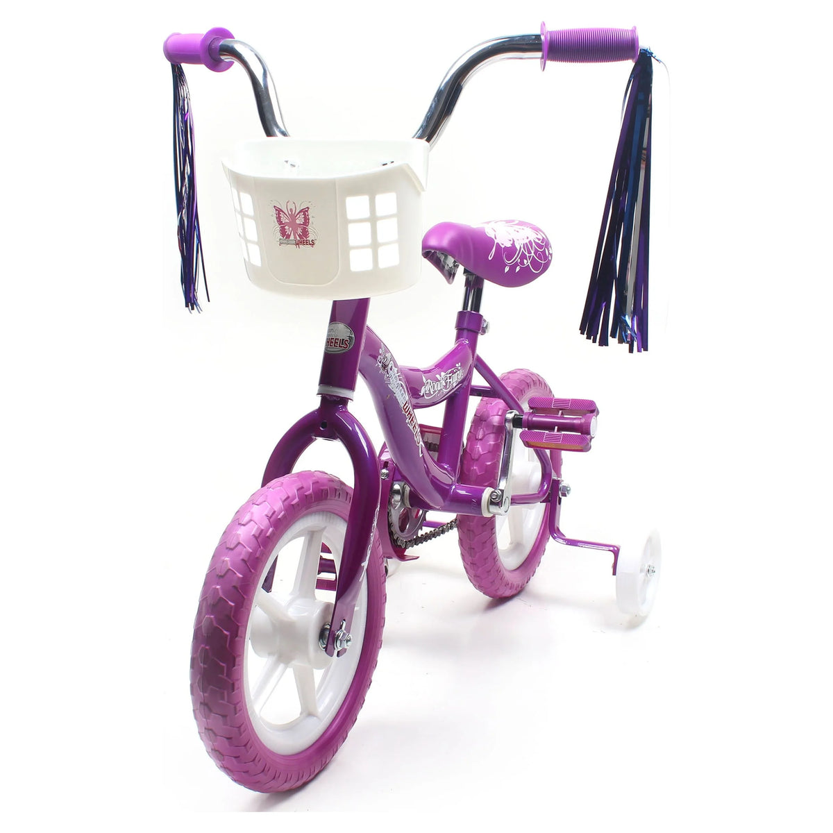 12 In. Kids Bike with Training Wheels and Coaster Brake O415733
