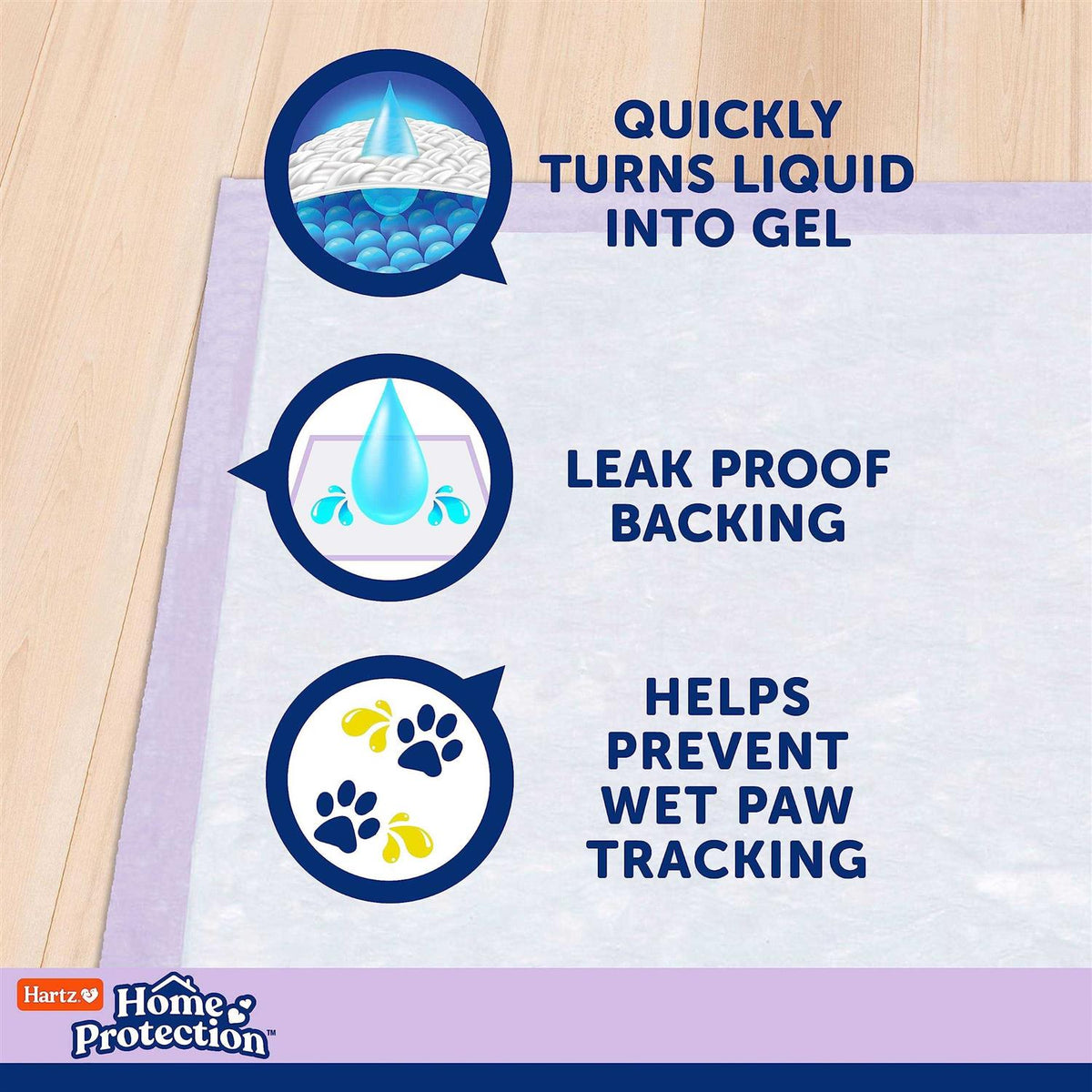 Lavender Scent Odor Eliminating Dog Pads N695