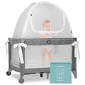 Baby Safety Pop Up Pack n Play Tent with Auto-Lock Zippers K93714