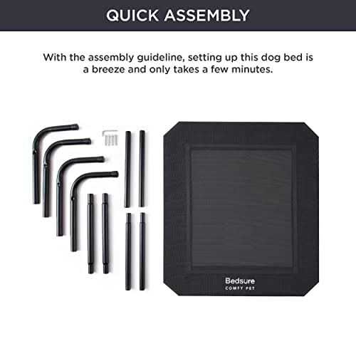 Large Elevated Cooling Outdoor Dog Bed T720