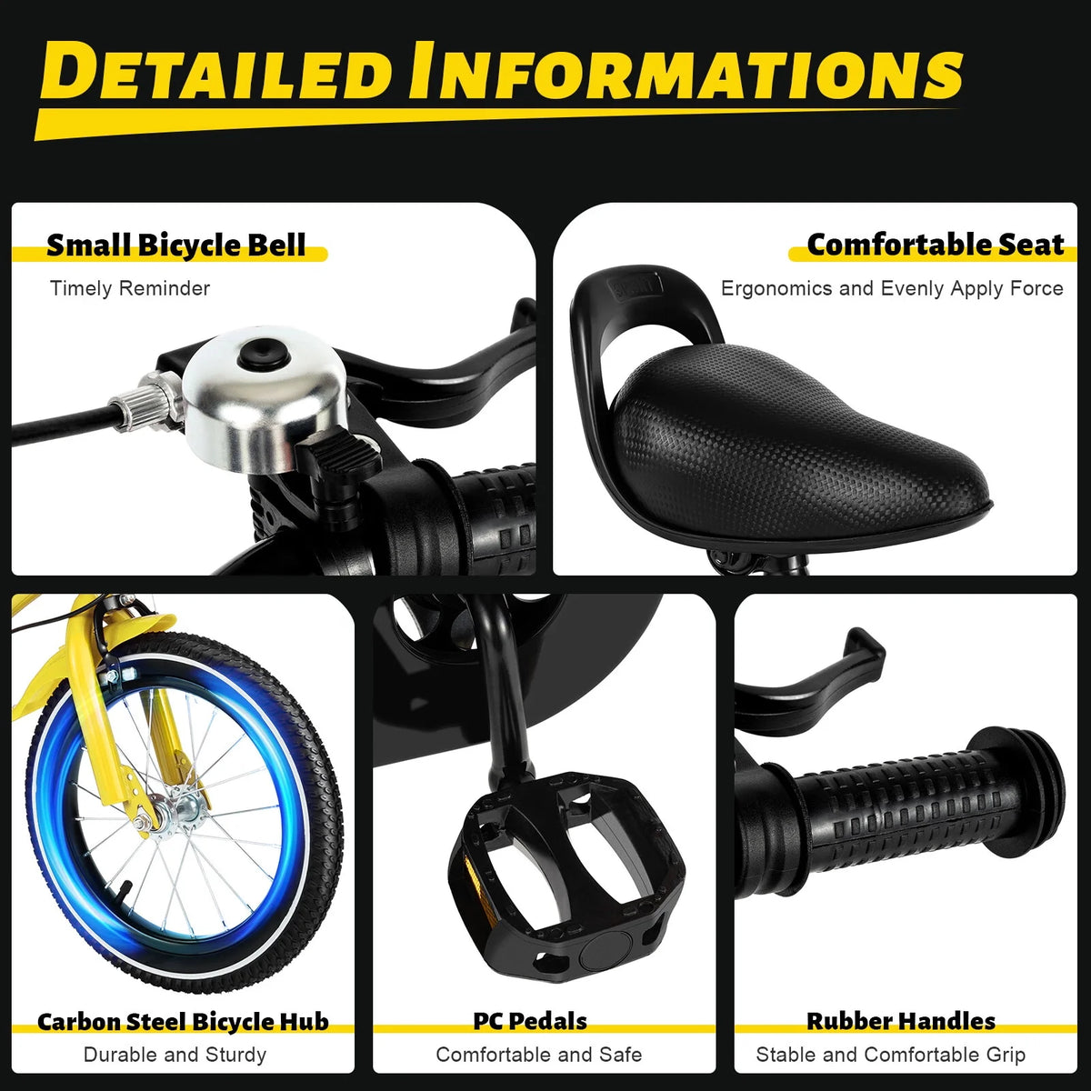 14 Children's Bicycle with Removable Training Wheels N458