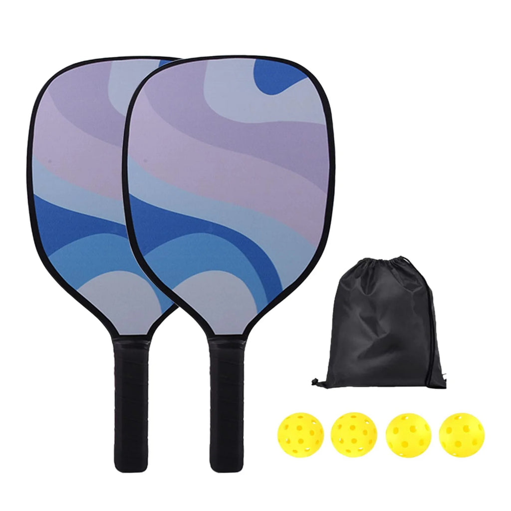 Pickleball Paddles Set with 2 Paddles 4 Balls and 1 Bag N288226