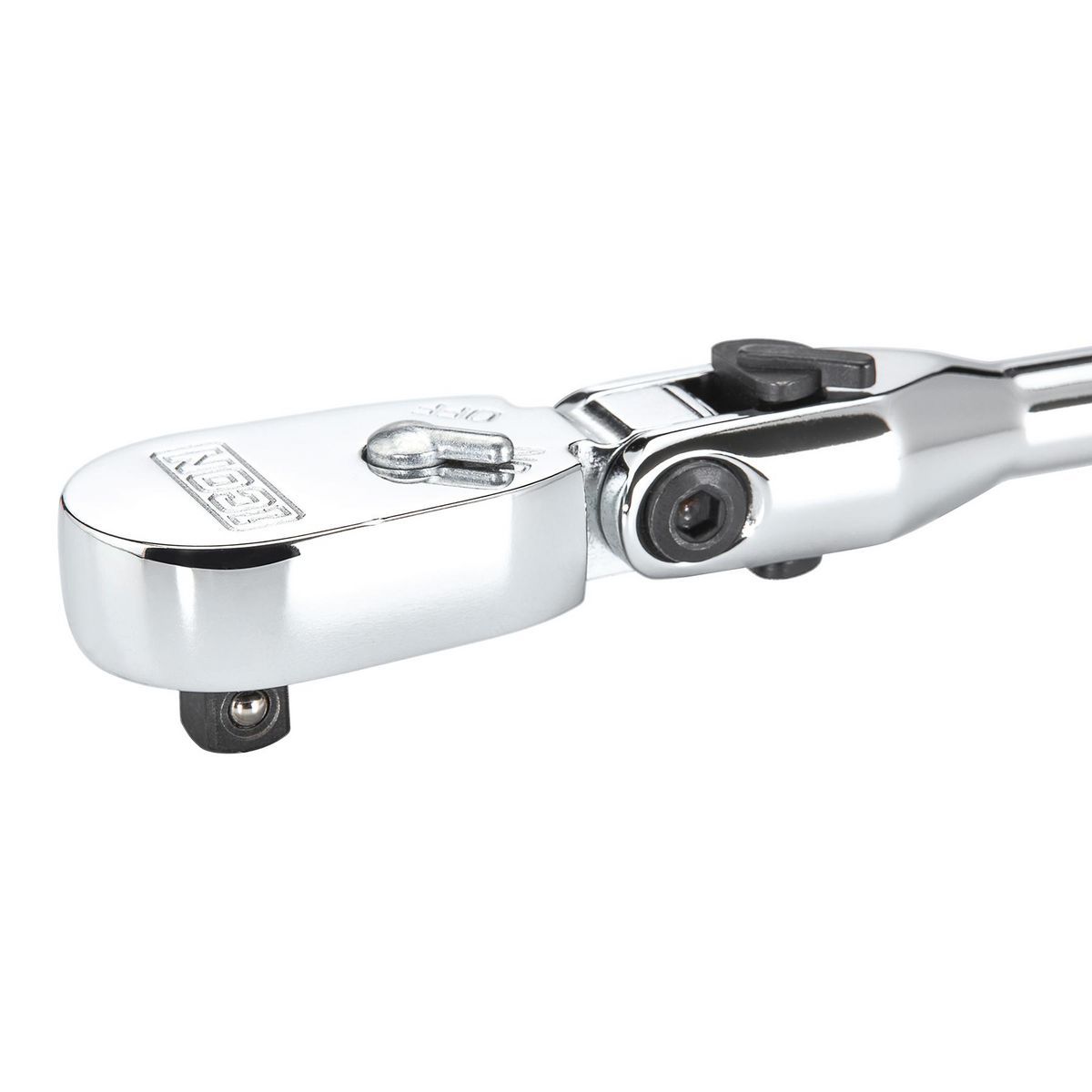 1/4 in. Drive 9 in. Long Locking Flex Ratchet with Comfort Grip A496901