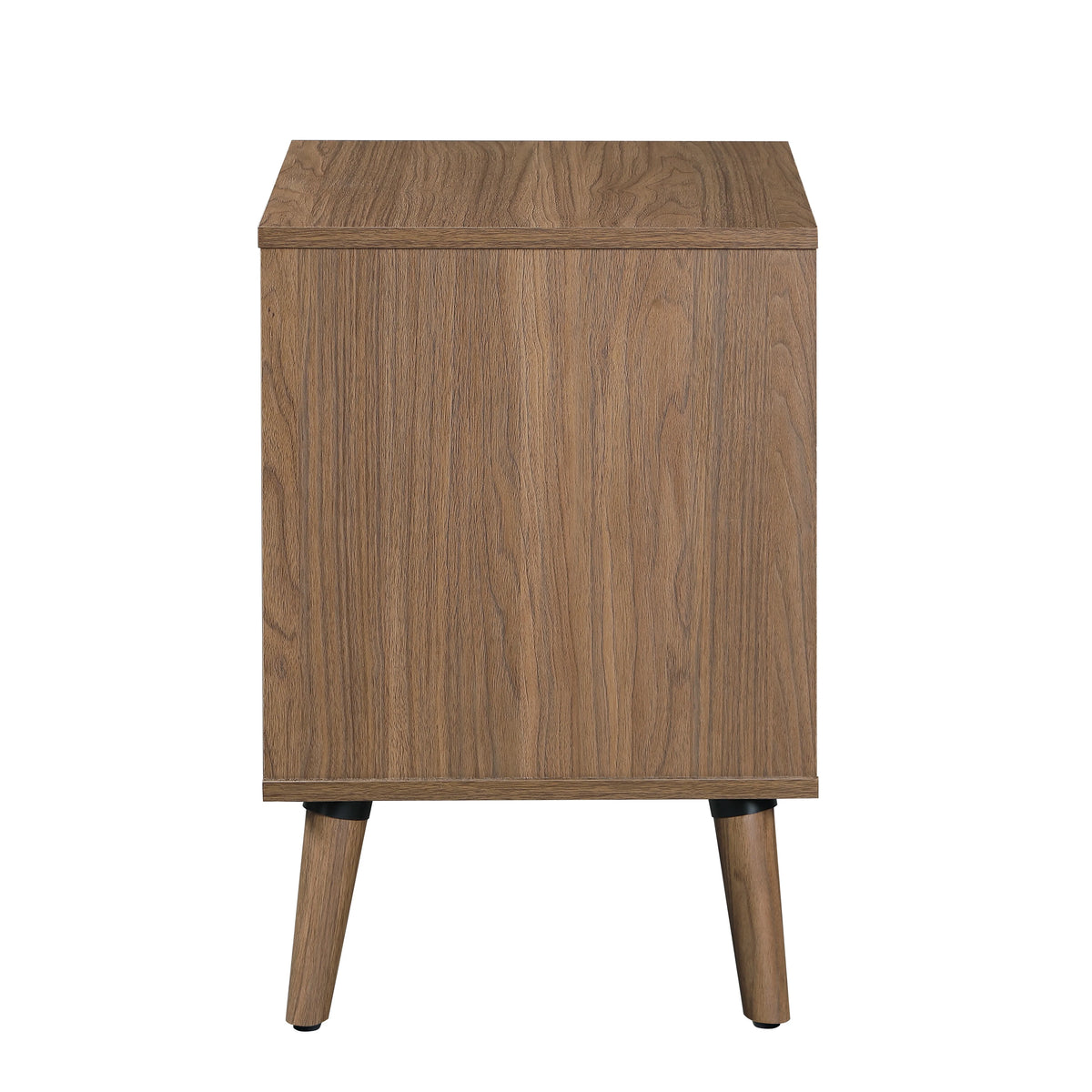 1 Drawer Brown Walnut Nightstand Z1463