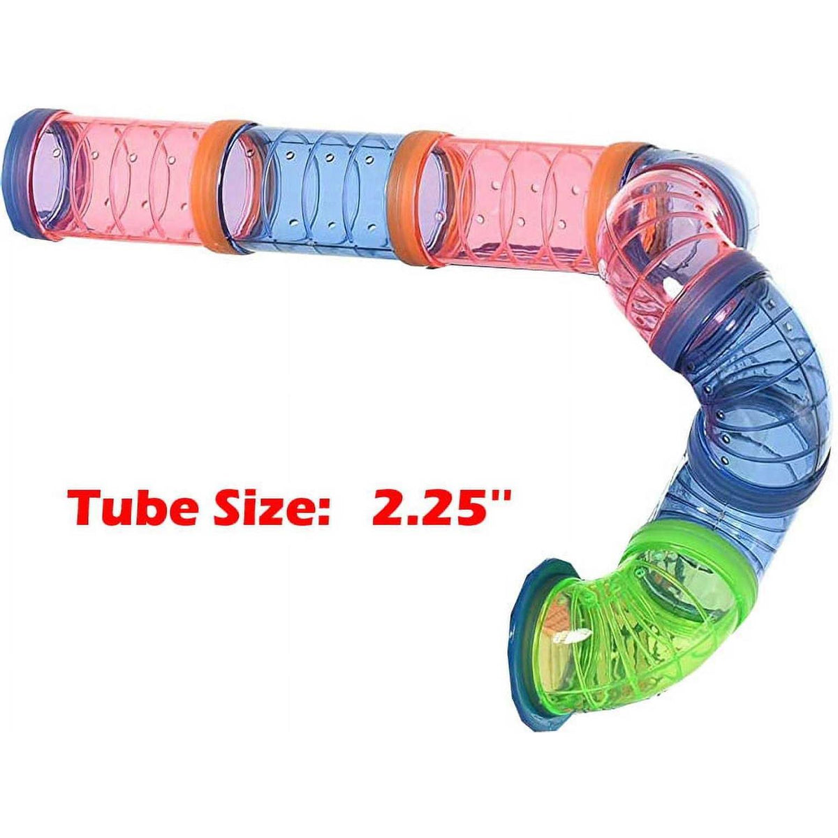 Pink 5-Levels Hamster Mouse Cage with Long Crossover Tube S3739