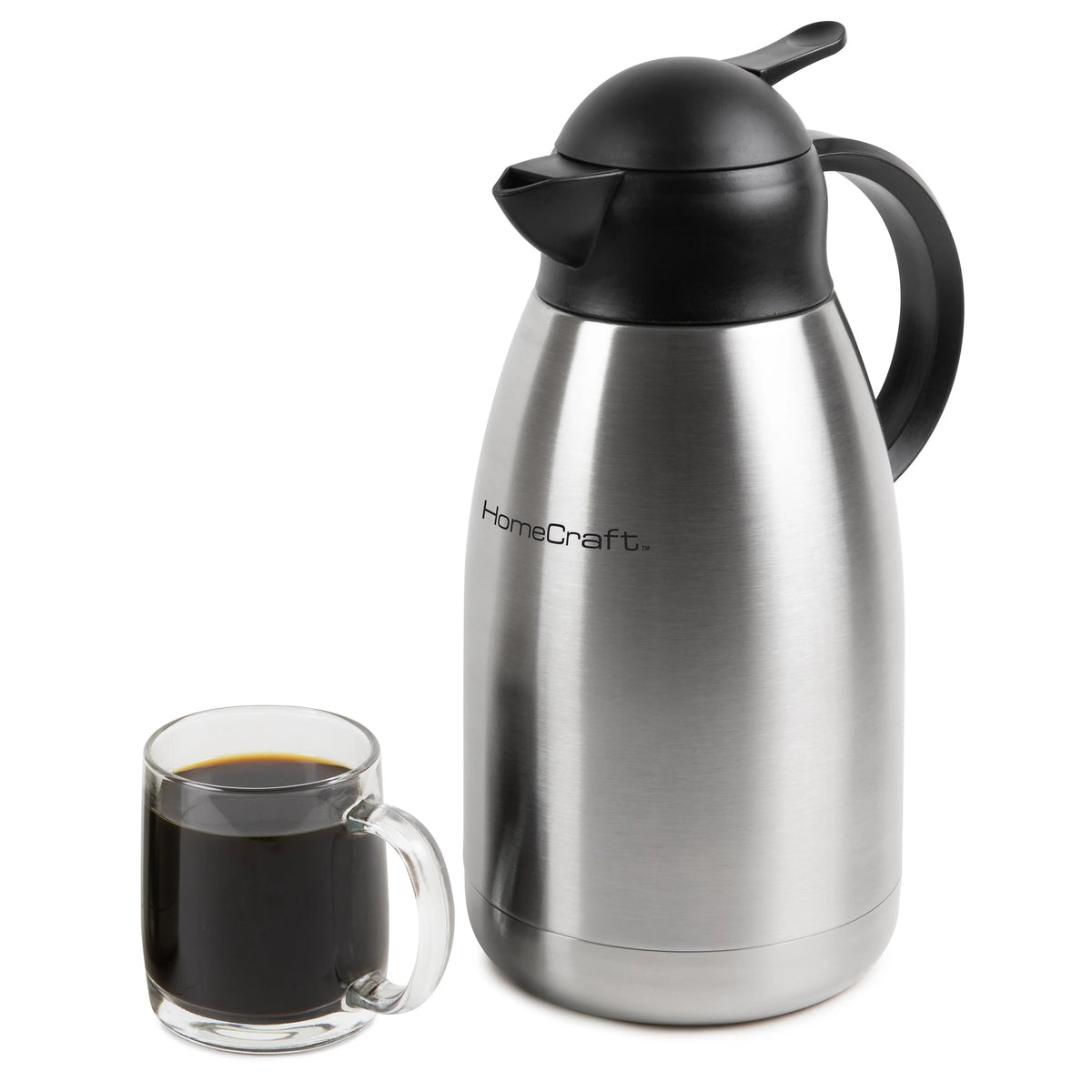 2-Liter Stainless Steel Coffee Carafe D585388