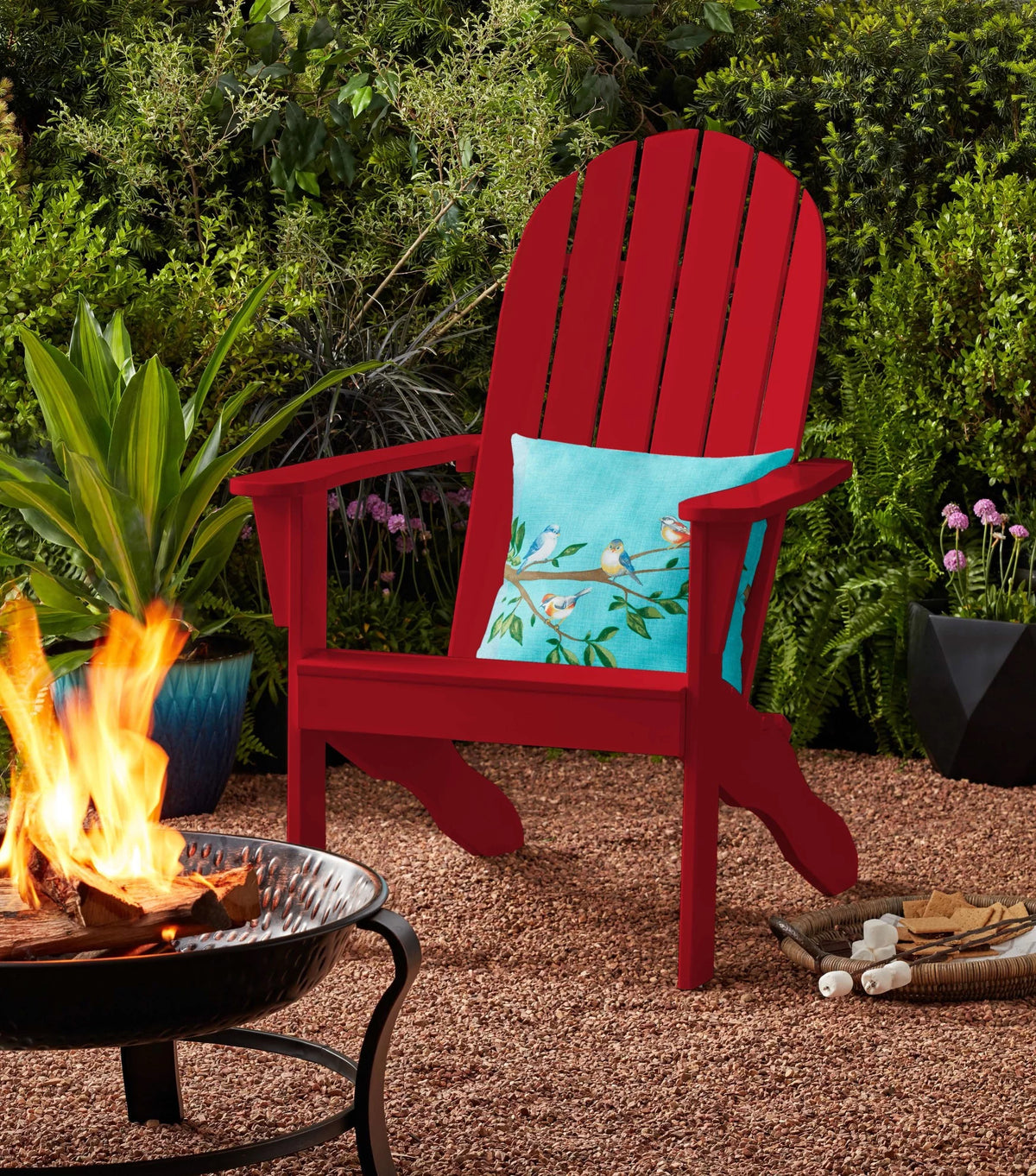 Wood Outdoor Adirondack Chair Q748