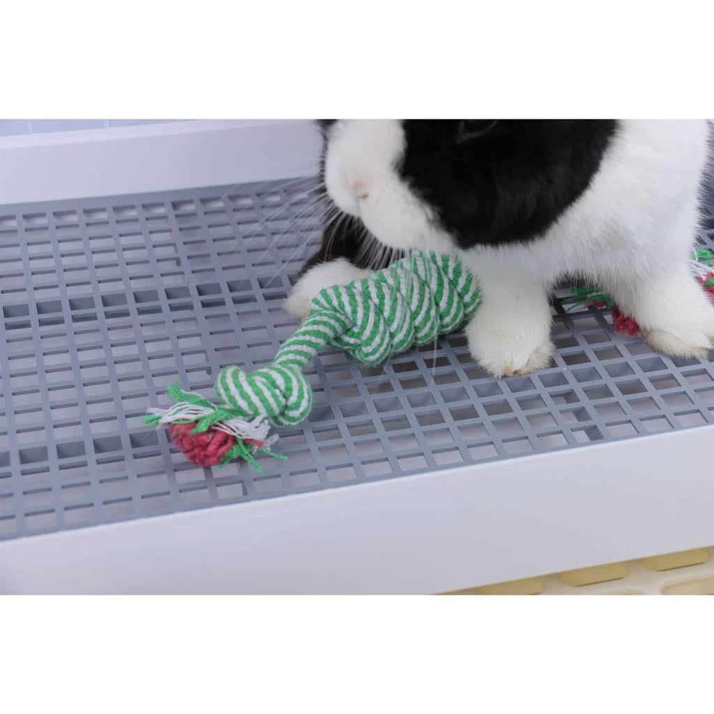 Rabbit Litter Box with Grate D4153
