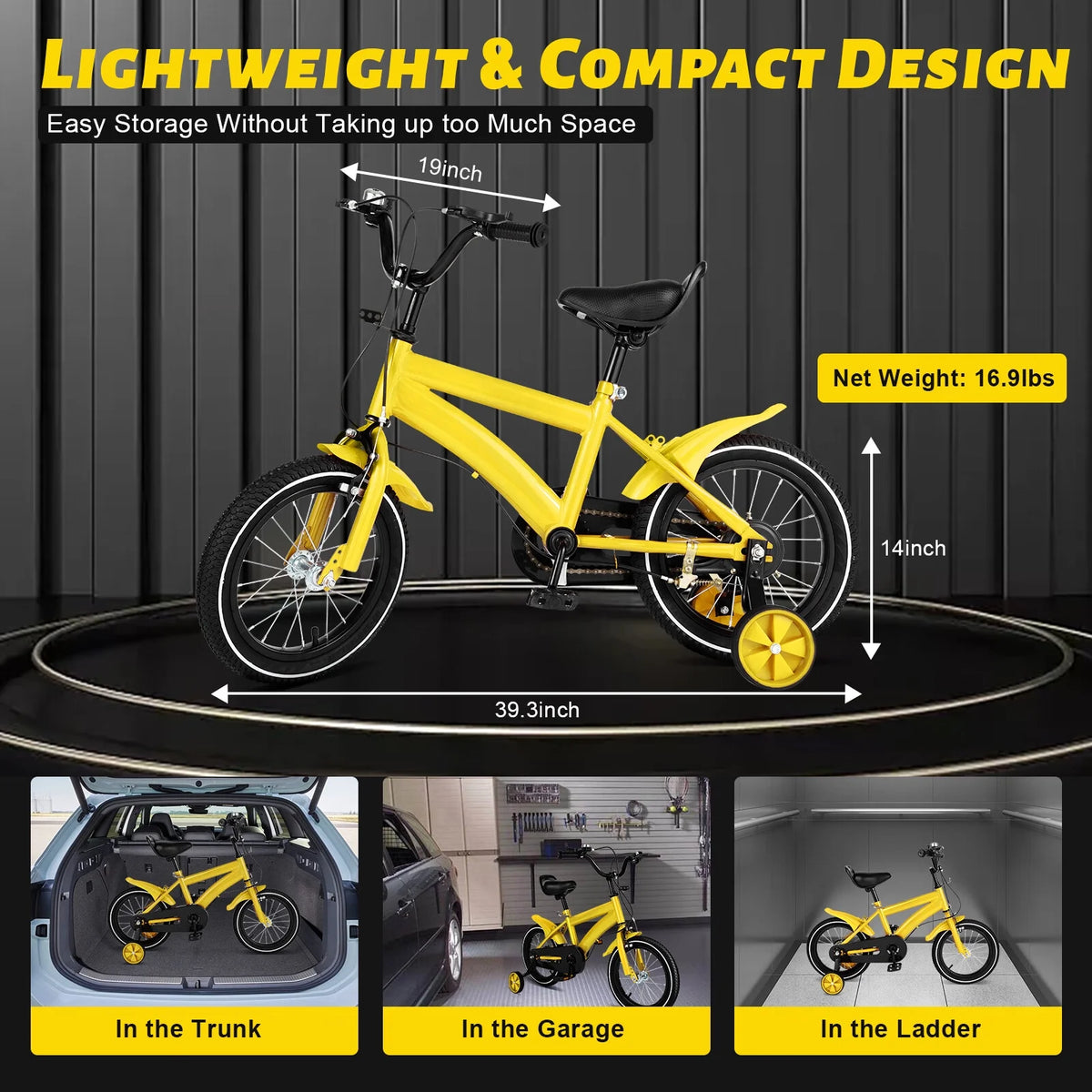 14 Children's Bicycle with Removable Training Wheels N458