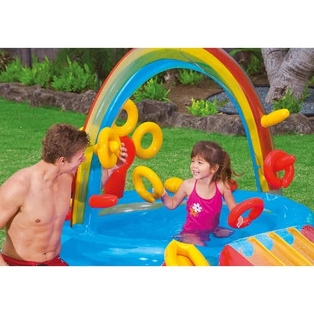 Inflatable Pool & Water Slide B13598