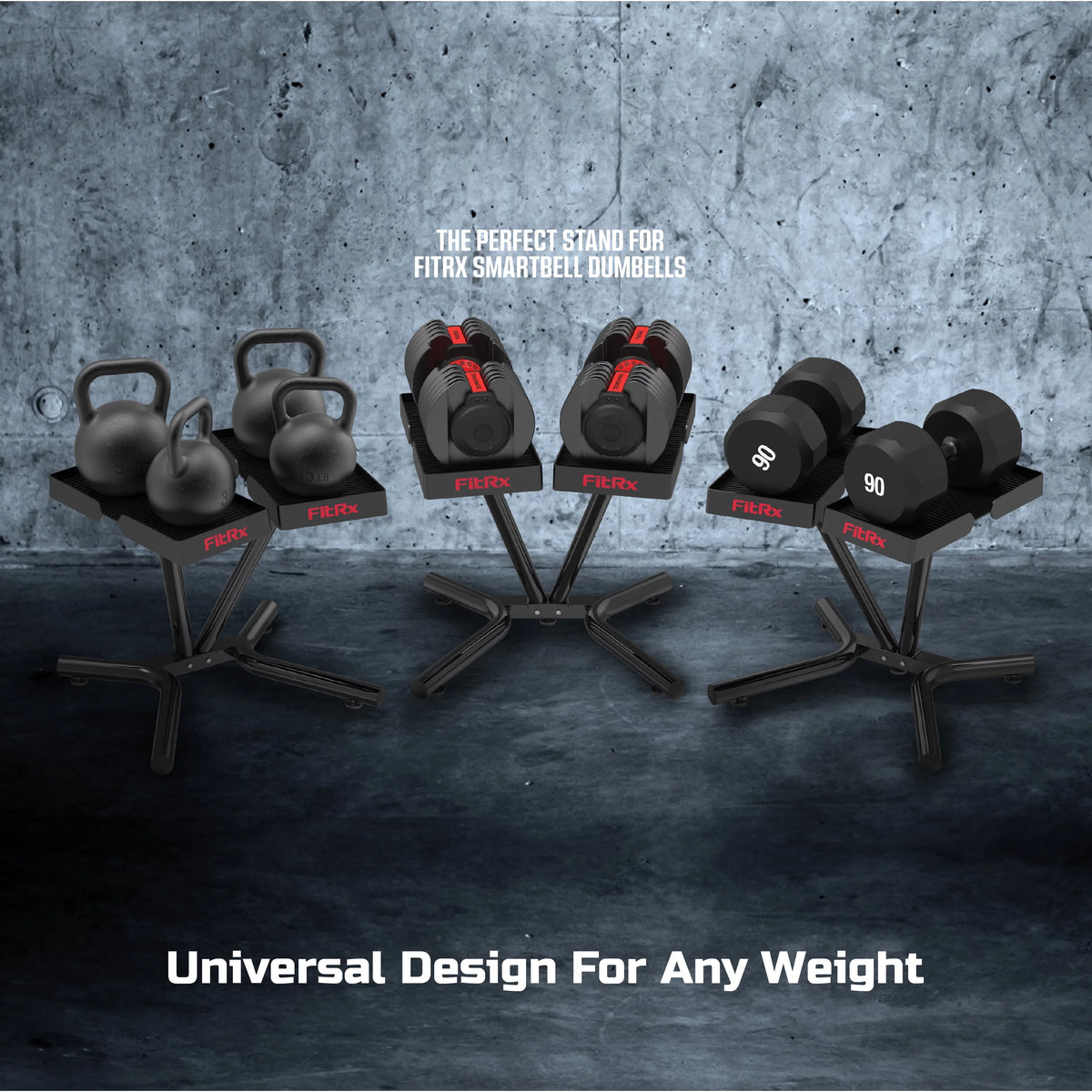 Dumbbell and Kettlebell Weight Rack Stand I9393