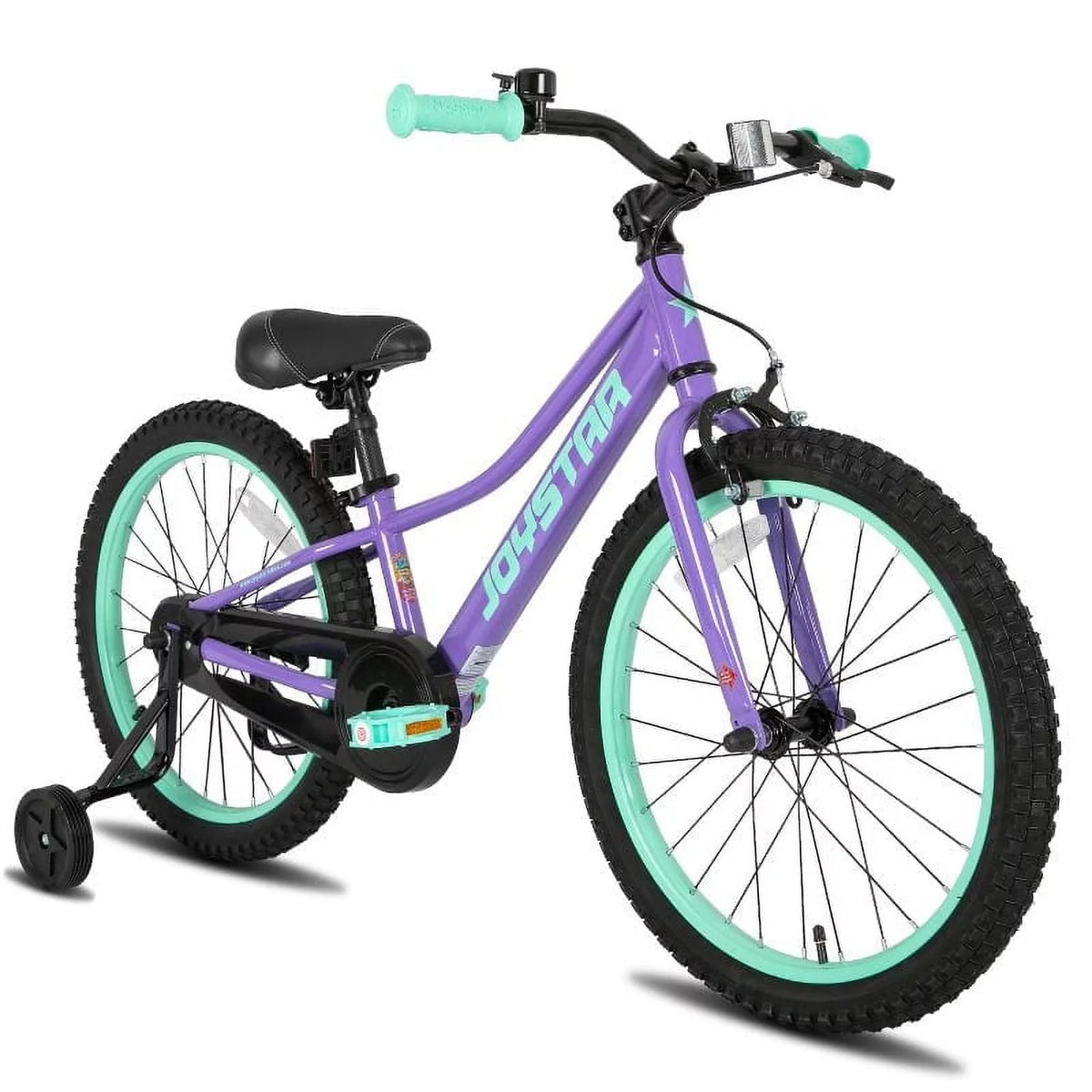 20 Inch Kids Bike with Training Wheels Blue Q376