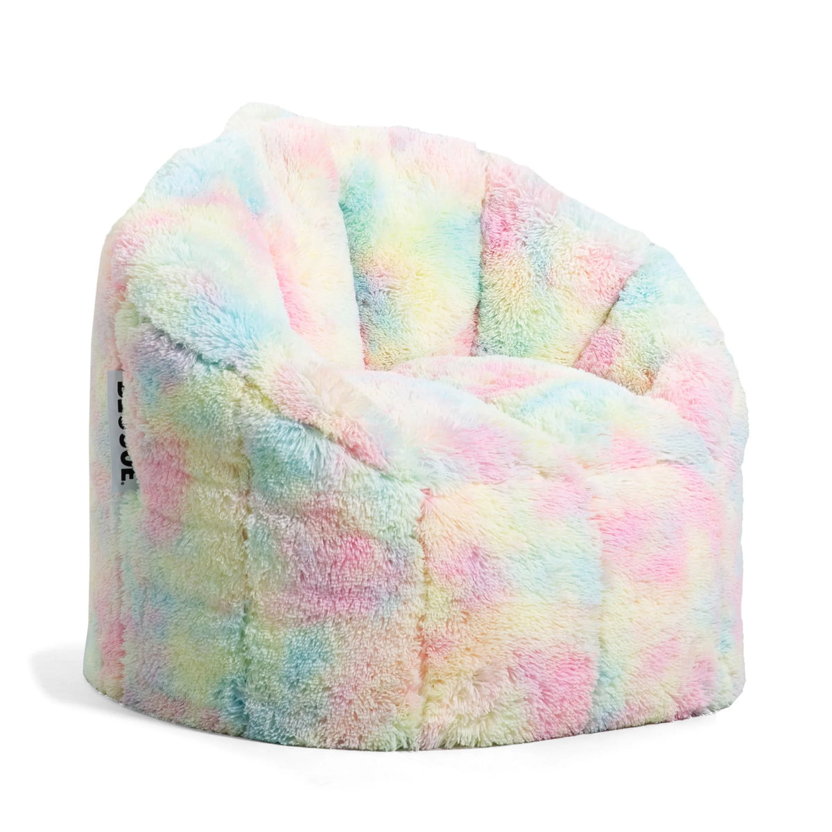 Leopard Print 2.5 feet Faux Fur Bean Bag Chair E4805