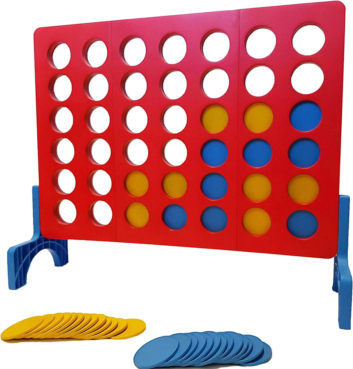 Giant 4 in-A-Row Outdoor Yard Game with Carrying Case P15911